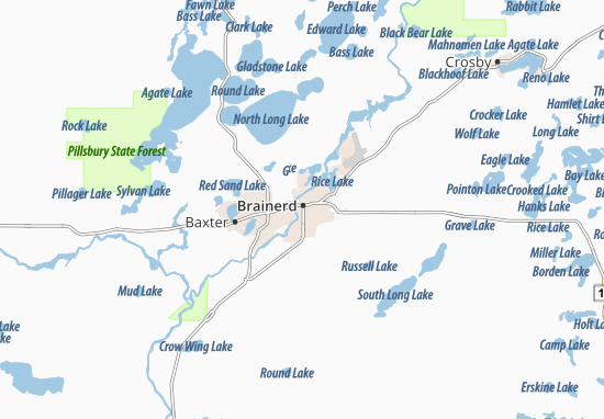 Brainerd Map
