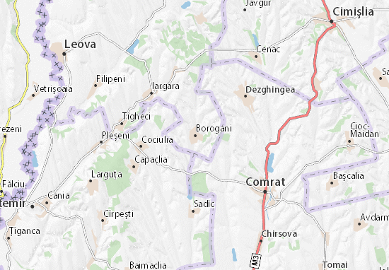 Kaart Plattegrond Borogani