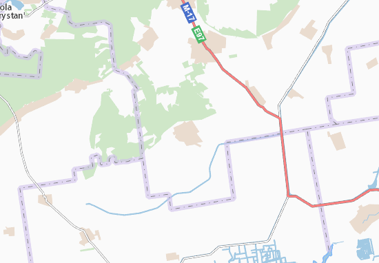 Vynohradove Map