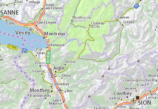 Karte Stadtplan Le Sépey