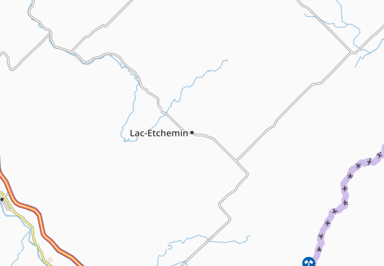 Lac-Etchemin Map