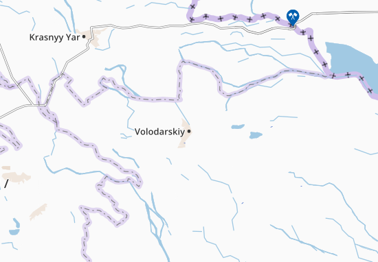 Karte Stadtplan Volodarskiy