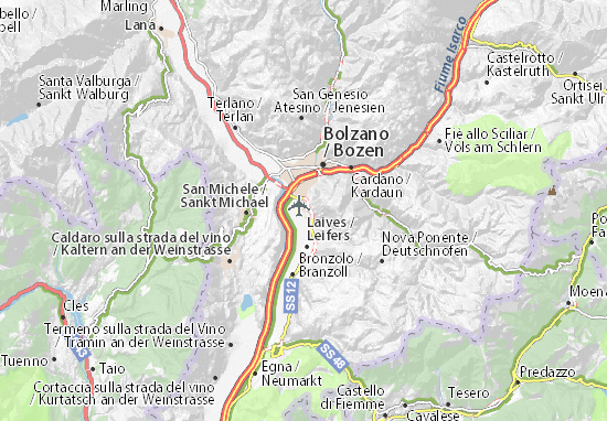 Karte Stadtplan San Giacomo