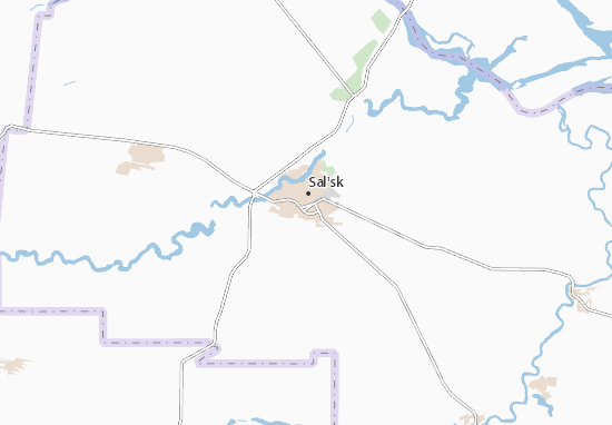 Karte Stadtplan Sal&#x27;sk