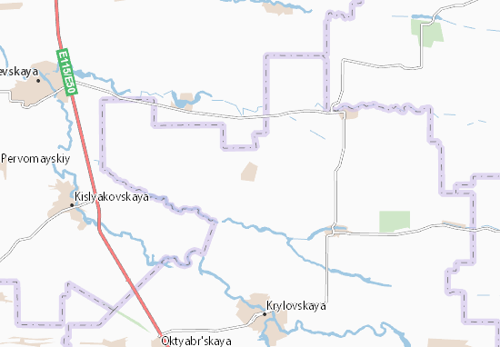 Mapa Novosergiyevskaya