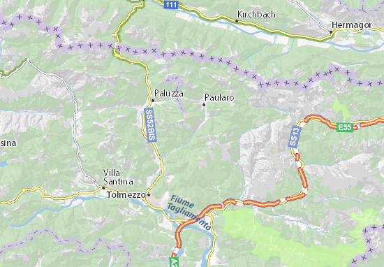 Kaart Plattegrond Chiaulis