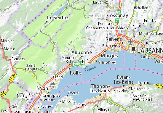 Aubonne Map