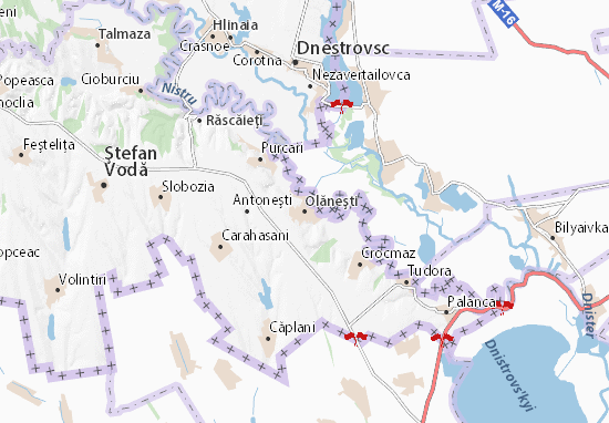 Olăneşti Map