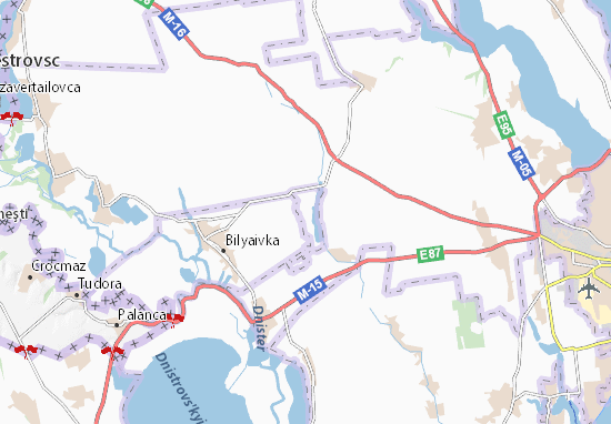 Karte Stadtplan Teplodar