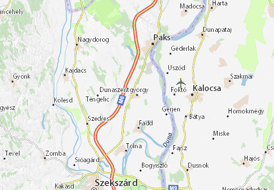 Dunaszentgyörgy Map