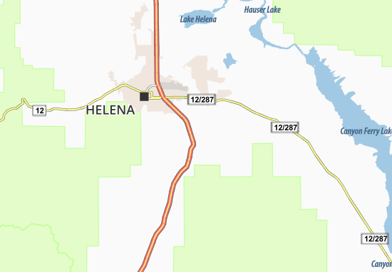Kaart Plattegrond Montana City