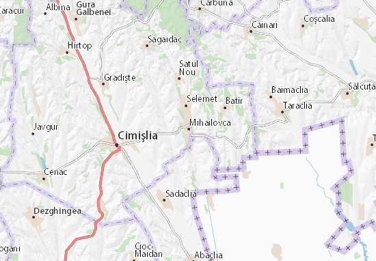Kaart Plattegrond Mihailovca