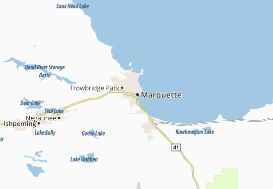 Mapa Marquette