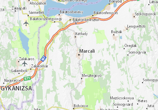 Marcali Map