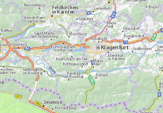Karte Stadtplan Leisbach