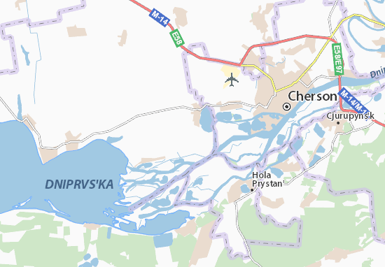 Romashkove Map