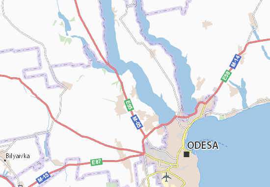 Karte Stadtplan Kholodna Balka