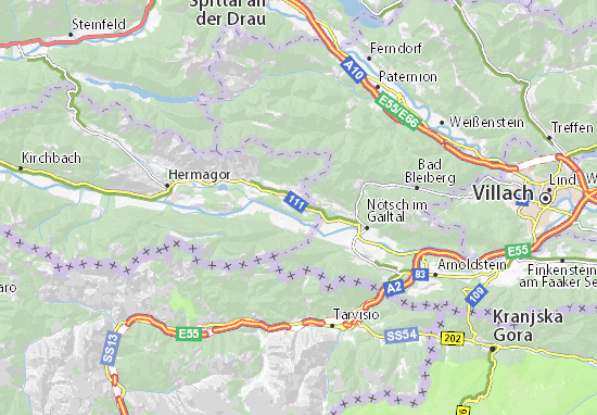 Karte Stadtplan Dragantschach