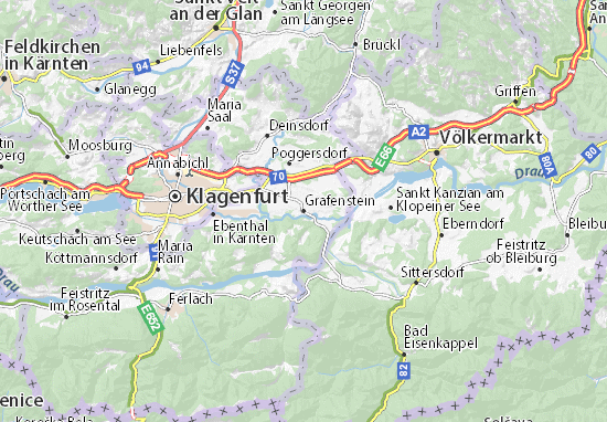 Karte Stadtplan Grafenstein