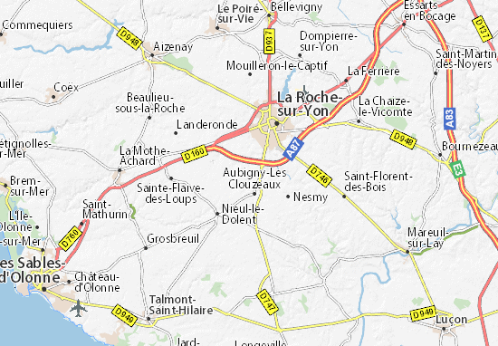 Kaart Plattegrond La Guyonnière