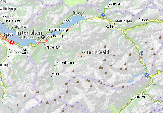 Carte-Plan Grindelwald