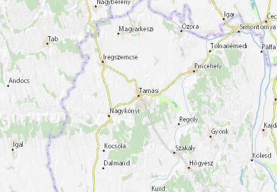 Karte Stadtplan Tamási