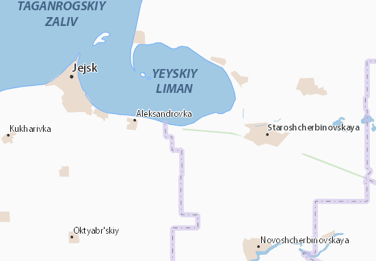 Karte Stadtplan Shcherbinovskiy