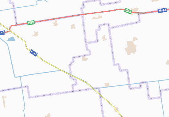 Kaart Plattegrond Volodymyro-Illinka