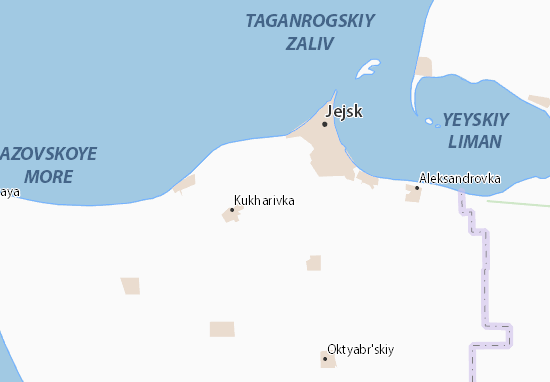 Kaart Plattegrond Krasnoarmeyskoye