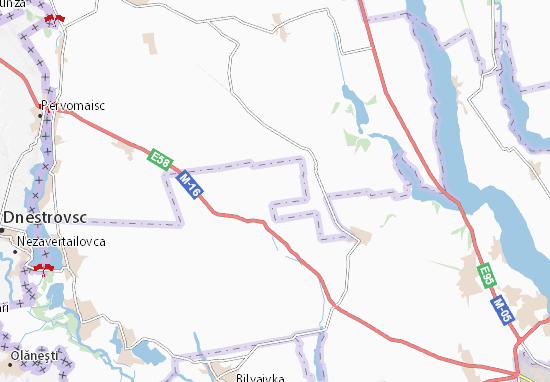Karte Stadtplan Sekretarivka