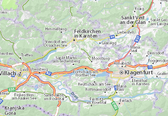 Karte Stadtplan Unterlinden