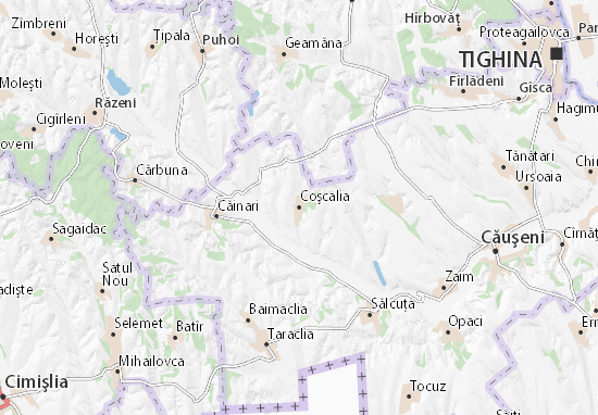 Coşcalia Map