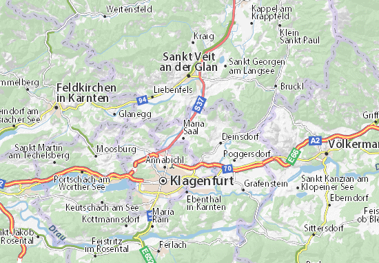 Karte Stadtplan Arndorf