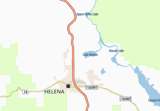 Karte Stadtplan Helena Valley Northeast