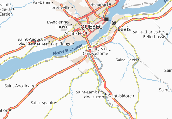 Karte Stadtplan Saint-Rédempteur