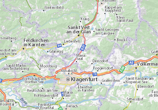 Karte Stadtplan Zollfeld