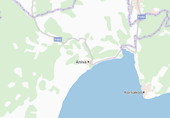 Kaart Plattegrond Aniva