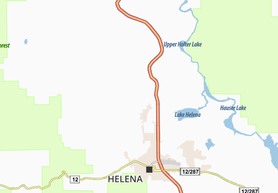 Kaart Plattegrond Helena Valley Northwest