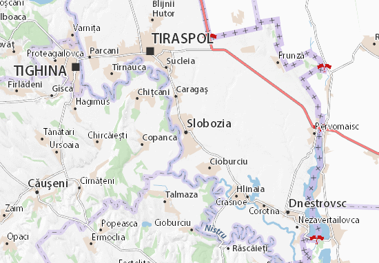 Karte Stadtplan Slobozia