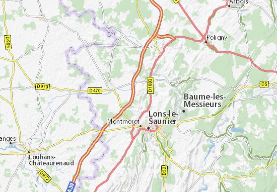Karte Stadtplan Quintigny