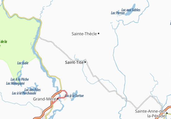 Karte Stadtplan Saint-Tite