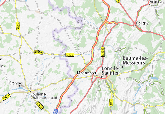 Mapa Villevieux
