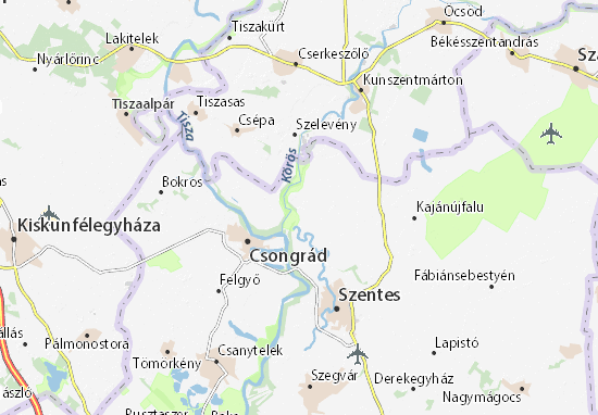 Mapa Magyartés