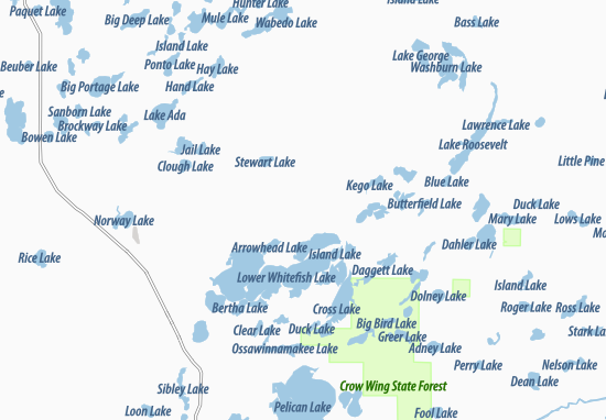 Mapa Swanburg