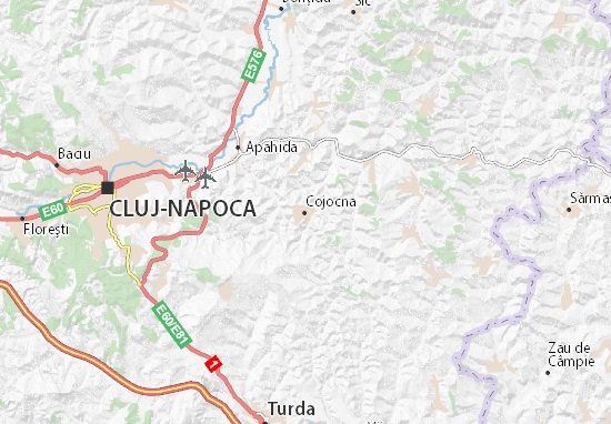 Karte Stadtplan Cojocna