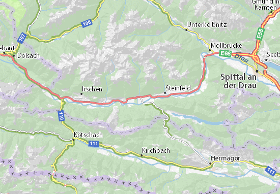 Greifenburg Map