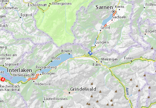 Hofstetten bei Brienz Map