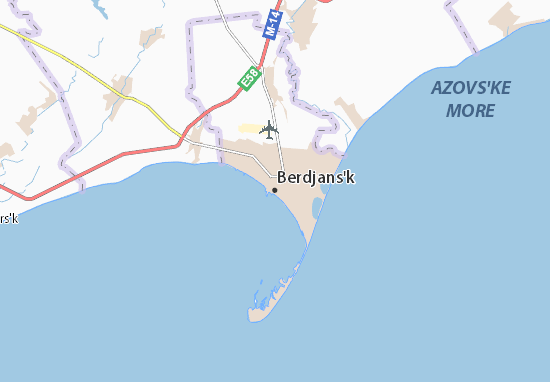 Karte Stadtplan Berdjans&#x27;k