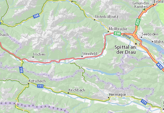 Karte Stadtplan Steinfeld