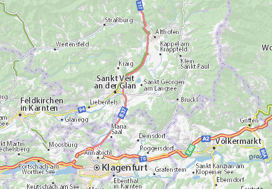 Karte Stadtplan Krottendorf